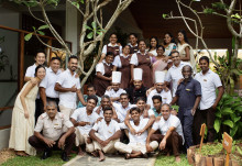 Team im Hiru Mudra Ayurveda Resort 